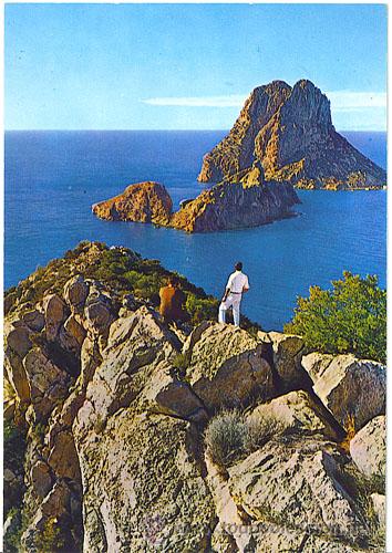 Postales: IBIZA - ISLOTE VEDR&Aacute; - A&Ntilde;O 1966 - Foto 1