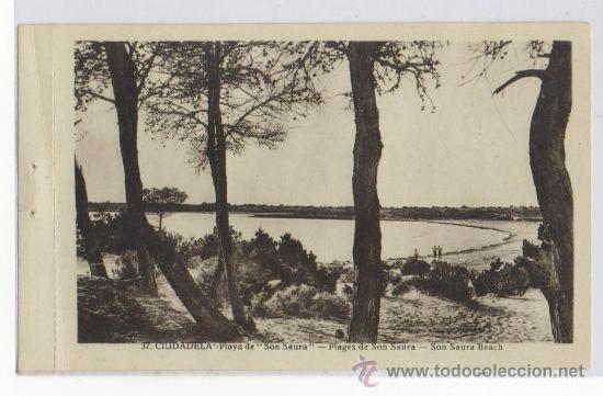 Postales: TARJETA POSTAL DE CIUDADELA PLAYA DE SON SAURA MENORCA ISLAS BALEARES