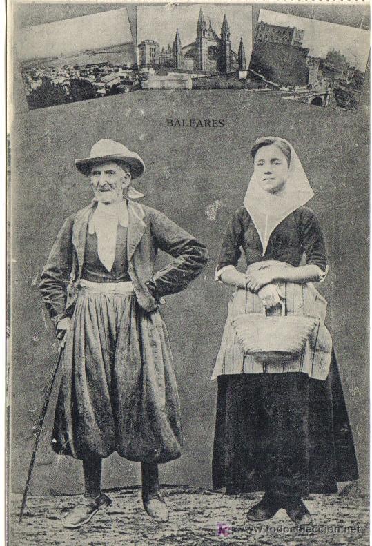 Postkarten: POSTAL TIPOS, BALEARES, FOTOTIPIA J. ROIG