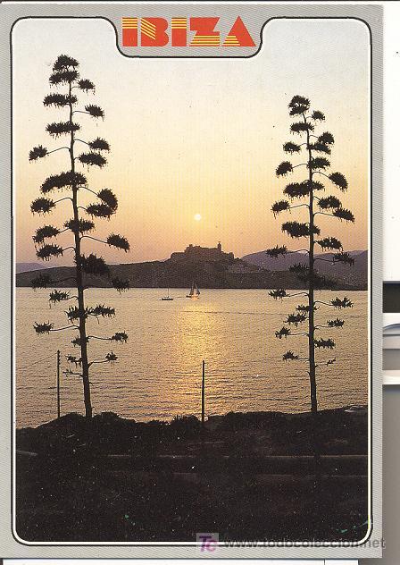 Postales: PRECIOSA PUESTA DE SOL EN IBIZA, VISTA DESDE TALAMANCA