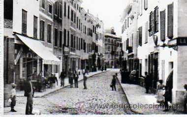 Postales: POSTAL MAHON CALLE DEL PINTOR CALVO - Foto 1