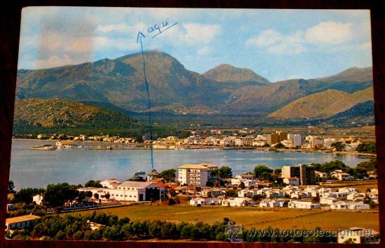 Postales: FOTO POSTAL DE MALLORCA - POLLENSA - ED. ZERKOWITZ - CIRCULADA. - Foto 1