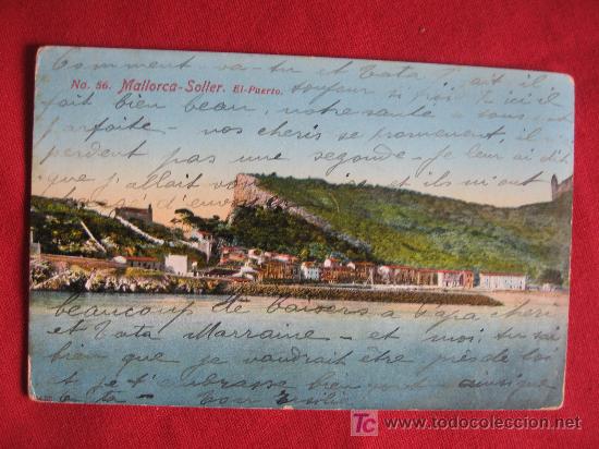 Postales: MALLORCA - SOLLER - EL PUERTO - Foto 1