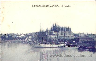 Postales: POSTAL PALMA DE MALLORCA EL PUERTO - Foto 1