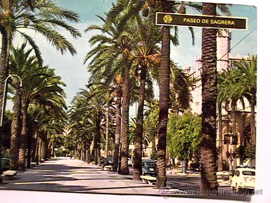 Postales: POSTAL DE PALMA DE MALLORCA CON  VARIOS SEAT 600 CIRCULADA EN 1970