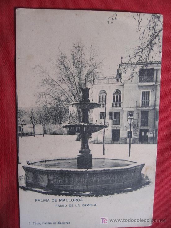 Postales: MALLORCA - PASEO DE LA RAMBLA - J. TOUS - Foto 1