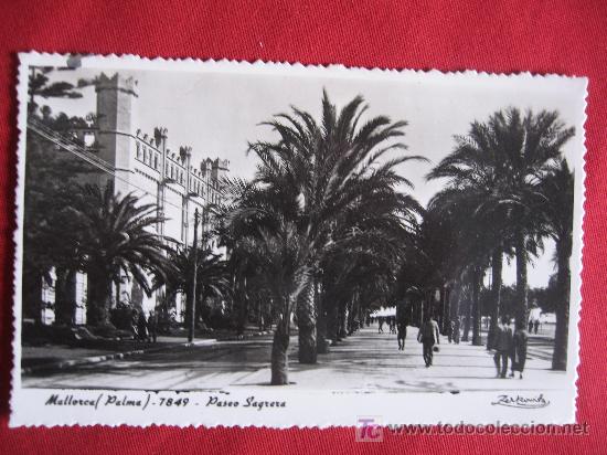 Postales: MALLORCA - PASEO SAGRERA - Foto 1