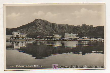 Postales: MALLORCA. POLLENSA. EL PUERTO. 1933. - Foto 1
