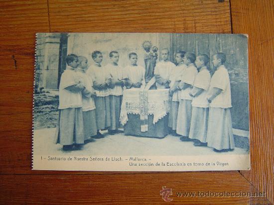 Cartoline: Postal de Mallorca-Santuario Ntra. Sra. de Lluch.