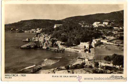 Postales: Mallorca - Playa de cala mayor. Sin circular. - Foto 1