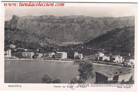 Postales: MALLORCA. Puerto de Soller - La Playa. - Foto 1
