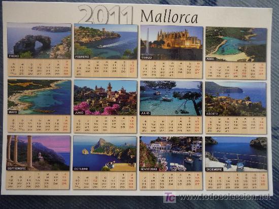 Postales: POSTAL DE MALLORCA - CALENDARIO DE 2011. - Foto 1