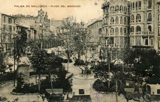 Postal De La Plaza Del Mercado Palma De Mallor Sold Through