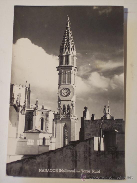 Postales: MANACOR (MALLORCA) - TORRE RUBI - Foto 1