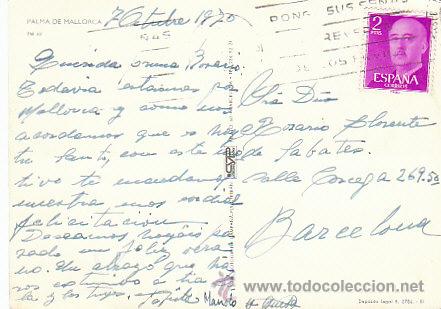 Postales: Palma de Mallorca, circulada (ver dorso) - Foto 2