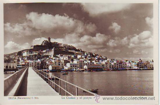 Postales: ibiza la ciudad y el puerto - Foto 1