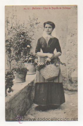 Postales: MALLORCA. TIPO DE PAYESA DE POLLENSA. - Foto 1