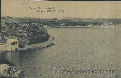 Postales: POSTAL ANTIGUA DE MAHON BAHIA DEL FONDUCO   P-BAL-038