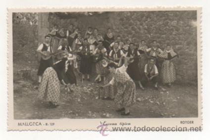 Postales: MALLORCA. ESCENA T&Iacute;PICA. (ROTGER). - Foto 1