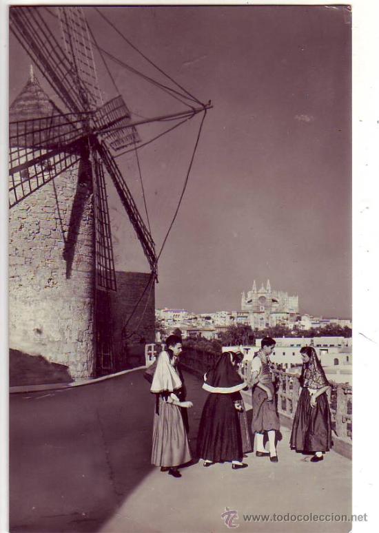 Postales: mallorca - bailes en el molino de jonquet. - Foto 1