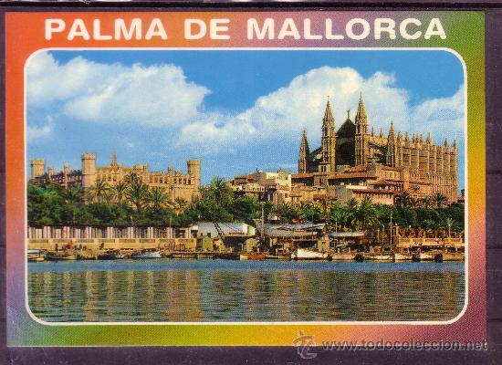 Postales: MALLORCA - LA CATEDRAL Y LA LONJA - 1102 H - SIN CIRCULAR - Foto 1
