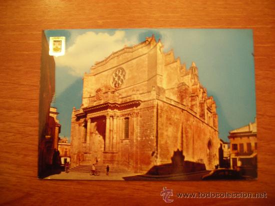 Postales: POSTAL IMAGENES ESCUDO DE ORO MENORCA  P. COLECCION DE CATEDRALES LA CATEDRAL SIN CIRCULAR