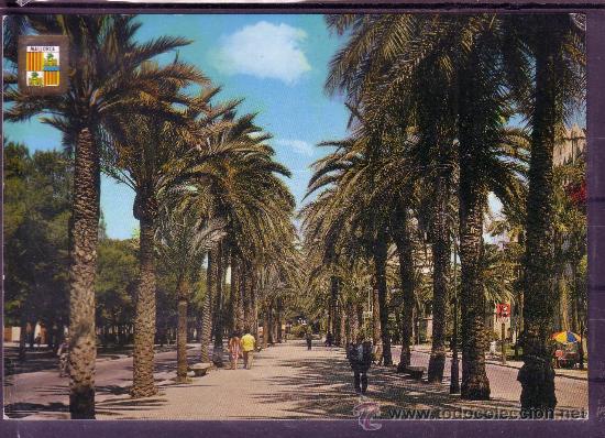 Postales: PALMA DE MALLORCA - PASEO DE SAGRERA - Foto 1