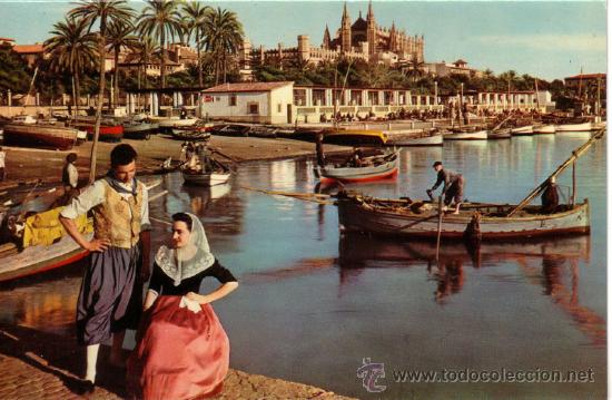 Postales: N&ordm; 7573 PALMA DE MALLORCA BARCO - Foto 1
