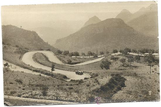 Postales: CARRETERA SOLLER.TARJETA POSTAL.U.P.U.