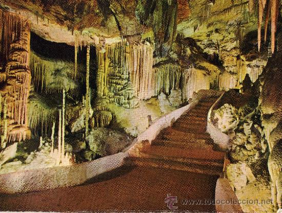 Postales: MALLORCA CUEVAS DE CAMPANET PALACIO DE LAS HADAS SIN CIRCULAR - Foto 1