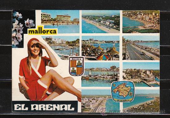 Postales: MALLORCA. EL ARENAL. DIVERSOS ASPECTOS - Foto 1