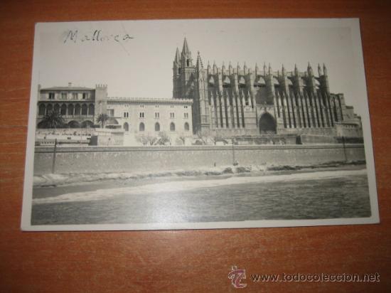 Postales: PALMA DE MALLORCA CATEDRAL CIRCULADA - Foto 1