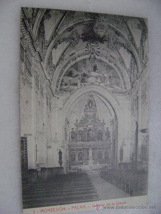 Cartes Postales: MONTESION-PALMA-INTERIOR DE LA IGLESIA.05061