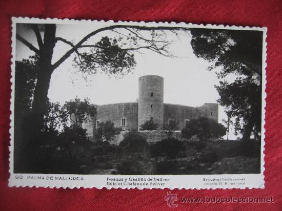 Postales: MALLORCA - BOSQUE Y CASTILLO DE BELLVER - Foto 1