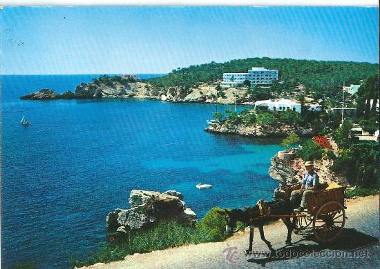 Postales: POME5 07232 Cala Fornells BALEARES ( A&Ntilde;O 1965 ) CON SELLO