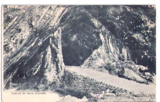 Postkarten: TARJETA POSTAL. MALLORCA.CUEVAS DE ARTA. ENTRADA.J. SANCHO.