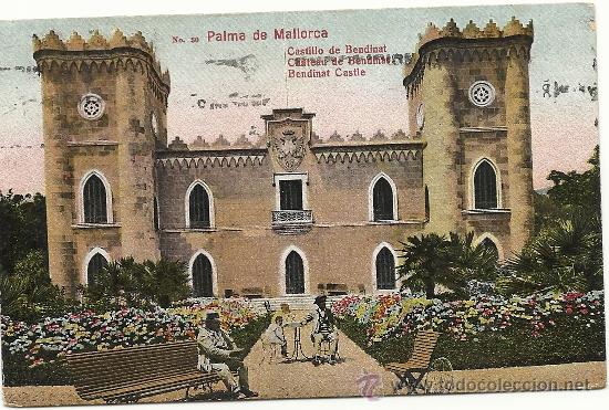 Postales: MALLORCA, CASTILLO DE BENDINAT, UNION POSTAL UNIVERSAL. - Foto 1
