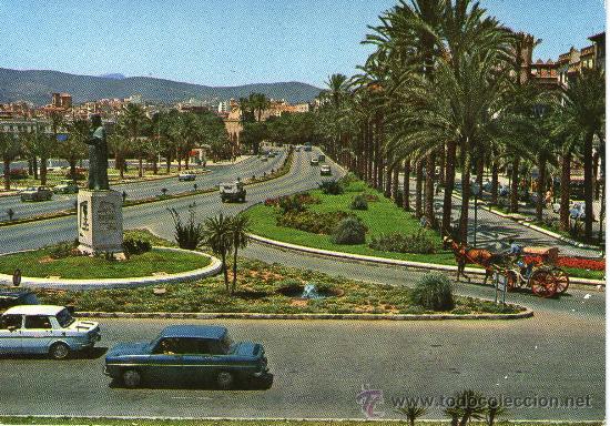 Postales: postal de mallorca - paseo de sagrera - - Foto 1