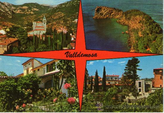 Postales: buena postal de mallorca - valldemosa- - Foto 1