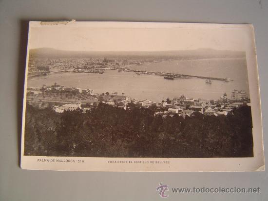 Postales: Muy buena postal Palma de Mallorca.- Vista desde el castillo de Bellver 1934