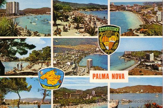 Postales: MALLORCA - PALMA NOVA - DIVERSOS ASPECTOS - Foto 1