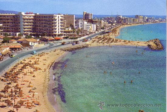 Postales: PALMA DE MALLORCA - PLAYA DE PALMA - Foto 1