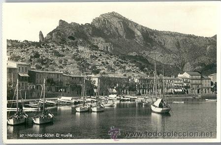 Postales: 5603 - MALLORCA - S&Oacute;LLER - EL MUELLE - SIN CIRCULAR - EDICIONES AM - Foto 1