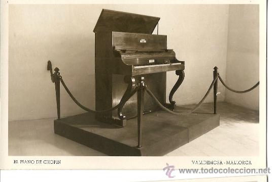 Postales: VALLDEMOSA-MALLORCA. EL PIANO DE CHOPIN.
