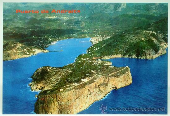 Postkarten: Postal Puerto Andraitx Vista a&eacute;rea Ediciones Icaria a&ntilde;os 70 sin circular