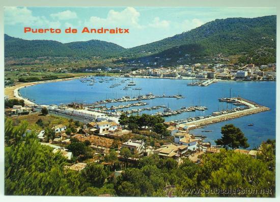 Postcards: Postal Puerto Andraitx Vista general puerto Ediciones Icaria a&ntilde;os 70 sin circular