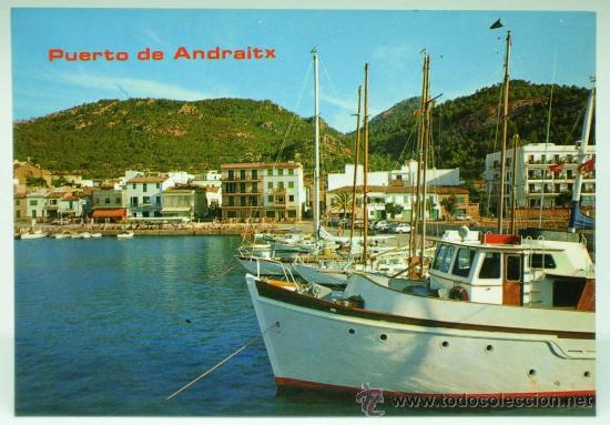 Postcards: Postal Puerto Andraitx Vista puerto Ediciones Icaria a&ntilde;os 70 sin circular