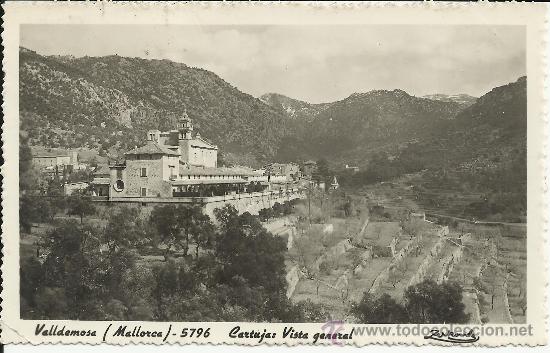 Postales: PALMA MALLORCA VALLDEMOSA ESCRITA - Foto 1
