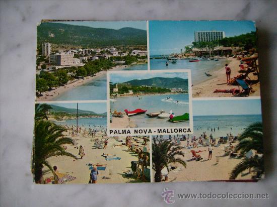 Postales: PALMA NOVA,MALLORCA.CIRCULADA. - Foto 1