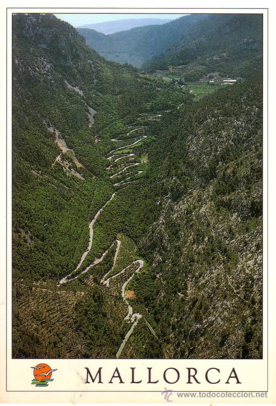 Postales: N&ordm; 9508 MALLORCA CARRETERA A SOLLER - Foto 1